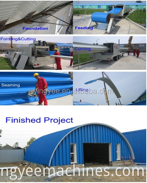 K STEEL TYPE SPAN STEEL ROOF BUILDING MACHINE